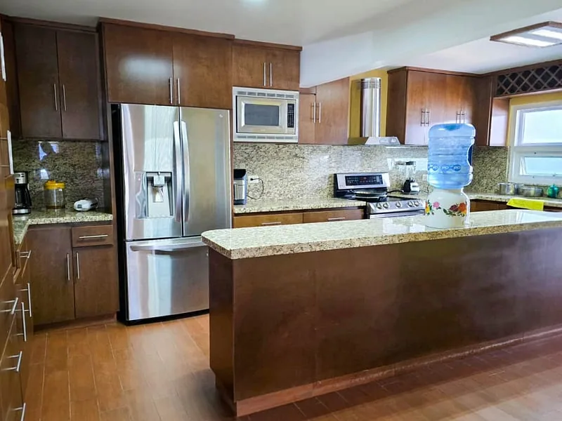 Cocina en el centro de rehabilitación en Playas de Tijuana