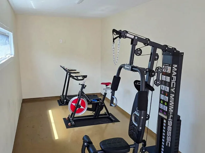 Gimnasio en el centro de rehabilitación en Playas de Tijuana